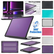 For MacBook Air 15 in (M2) 2023 A2941 15.2 inch Laptop Heavy Duty Rubber Case Tough Cover