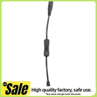 Power Extension Cord, Iec320 C7 to C8 Power Adapter Extension Cord with Switch Control with "8" Inte