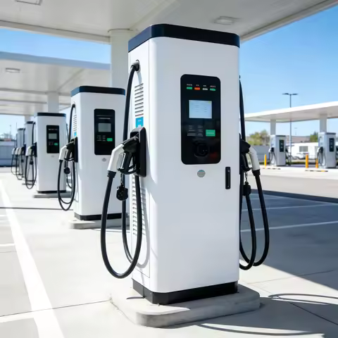 Solar Powered EV DC Fast Charging Station 30Kw 50Kw 100Kw 120Kw Quick EV Charger Customizable Design