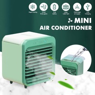 Green/Black 2-in-1 Portable Aircon Mini Air Cooler Air Humidifier Portable Airconditioner USB Cooler Fan Air Cooler