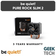 be quiet Pure Rock Slim 2 CPU Air Cooler - 130W TDP/3x 6mm Heatpipes/Pure Wings 2 92mm PWM Fan/Suppo