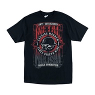 Hot all-match classic Metal Mulisha West Mayhem Skull s Mx Fmx Sp6518038 Blk Men's T-Shirts DPdanh41