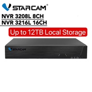 Vstarcam Eye4 NVR-16CH / 9CH รุ่น N8216 / N8209 N3208L รองรับ5K ไม่มีรวมฮาร์ดดิส（ต้องซื้อฮาร์ดดิสก์เ