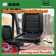 Universal Forklift Seat Kusyen Backhoe Fold Down Adjustable Backrest Heavy Duty Dozer Mini Digger Ag
