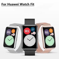For Huawei Watch Fit Strap Staineless steel Huawei Fit Magnetic Loop metal Strap Huawei Watch Fit Watch band