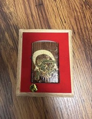 Zippo 風神 蒔繪 木殼 山 打火機 日本 本金蒔繪 工藝 木殼材質  附原 廠 木盒