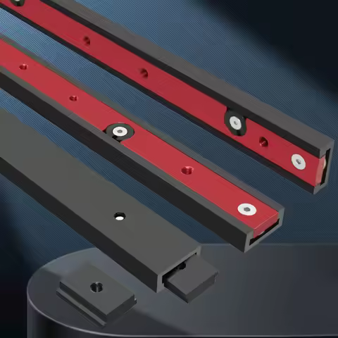 400/500MM T30 T-track Slot Miter Track Jig Woodworking DIY Tool Miter Gauge Guide Chute for Table Sa