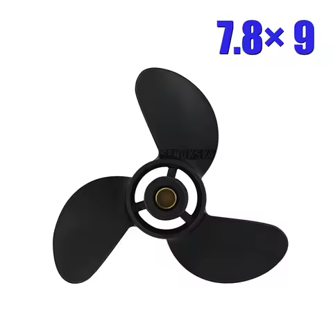 Outboard Propeller For Tohatsu Mercury Mariner 4HP 5HP 6HP 7.8*9 Boat Aluminum Alloy Screw 12 Spline