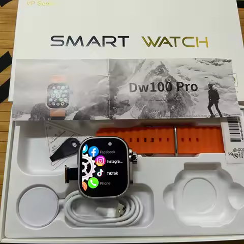 DW100 PRO SmartWatch 4G/5G Android OS GPS 2.2inch AMOLED Smart Watch Download Apps Play Store TOUCH 