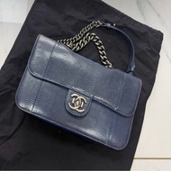 Chanel+蜥蜴皮 flap bag  98新