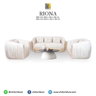 SOFA SET โซฟา LUXURY SET 3+1+1ที่นั่ง รุ่น ริโอนาRiona