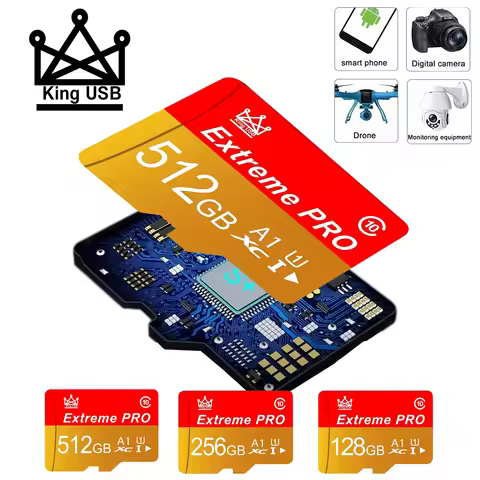 Extreme Pro Memory Card 64GB 512GB Micro TF SD Card 256GB SD Memory Card 128GB Storage Cartao De Mem