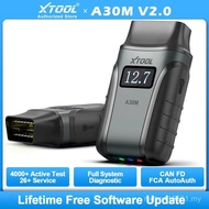 2026 XTOOL Anyscan A30M V2.0 Versi Terbaru Dari A30D OBD2 BT Alat Diagnostik Semua Sistem Kereta Pen