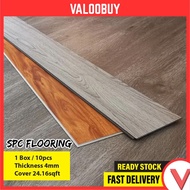 4mm SPC Flooring 10pcs/24sqft Vinyl Click Interlocking Waterproof Flooring