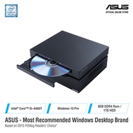 ASUS VC66-CB5084ZN Intel i5-8400T Intel UHD 630 8GB 2400Mhz DDR4 128GB SSD 802.11ac 3 Years Warranty!