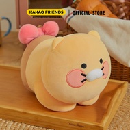 Gối ôm gấu bông thú nhồi bông ngộ nghĩnh đáng yêu chất lượng mềm mịn Choonsik Ribbon Kakao Friends V