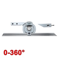 Bevel Protactor 0-320° Alat Ukur Sudut Penggaris Sudut Derajat Busur Derajat