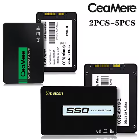 CeaMere 2-5PCS 2.5 SSD480GB 512GB 1TB 120GB 240GB 256G second-hand chips Computer Solid State Hard D
