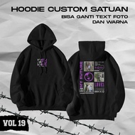 Custom Hoodie Jacket, Sweater, Crewneck Couple Sweater / Custom Jacket, Single Screen Printing Vol 1