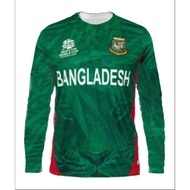 Concept polo LONG SHIRT Jersey of Bangladesh national cricket team for ICC T20 World Cup 2022-0115