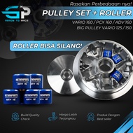 Pulley Roller House + fan + Roller Racing Vario 160 Pcx 160 Adv 160 Stylo 160 Vario 150/125 Led