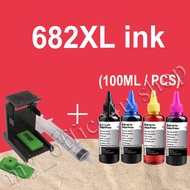 Compatible HP 682 ink  HP 682XL ink HP682XL refillable ink for HP 2335  2336  2337  2338  2775  2776