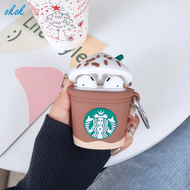 Oเนื้อผ้าเคสซิลิโคนนิ่มสำหรับApple AirPodsเคสกาแฟตลกๆแบบสร้างสรรค์สำหรับApple AirPods Pro AirPods 1 2 3อุปกรณ์ป้องกันAirPod