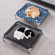 Kennel Dog Bed Dog Camping Bed Four Seasons Universal Camping Bed Removable Washable Off-Ground Moisture-Proof Small Dog Pet Bed Summer Breathable Cat