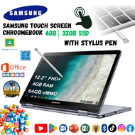 SAMSUNG 12.2" FHD 2-in-1 Touchscreen Chromebook Laptop for Business & Students Intel Dual-Core 4GB R