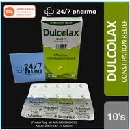 (Exp:04/25) Dulcolax Tablets 30's Bisacodyl 5mg 樂可舒腸溶糖衣錠偶發性便秘 constipation sembelit Enteric Coated Tab tablet Sanofi