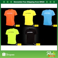 Maxx Plain Tee Series Badminton Jersey(Black/Yellow/H.Green/Light Blue/Orange)