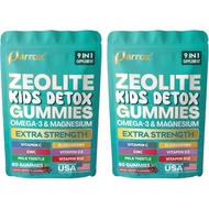 Zeolite Kids  Gummies, 9-in-1 Extra Strength with Zeolite, Omega-3, , Elderberry, Vitamin C, , Vitam