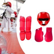 Serciya Karate Sparring Gear Set Boxing Head Gear for Sparring Taekwondo Grappling