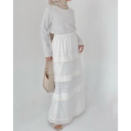 Fwdaily - Kara Skirt (Flare Skirt - Korean Skirt- Midi Maxi Skirt)