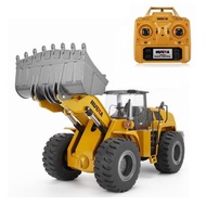 Huina 1583 New Upgrade 1/14 Scale 22 Channel Remote Control Bulldozer Truck Metal Plastic RC Model f