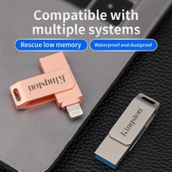 Kingston OTG USB Flash Drive 256GB 1TB Pendrive High Speed Memory Stick for IPhone14/13/12/11/X/8/7/6 IPad