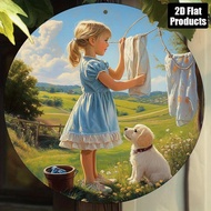 HELLOYOUNG 2D Flat Mural Wallpaper for Bedroom Living Room Home Decoration Gift