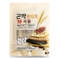 Chewy Konjac Snack Korean Jelly / Konjac Jjondeugi with 16 kinds of grains, 50 pieces (5x10p)