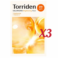 【3片】TORRIDEN 維C美白保濕透肌面膜 【平行進口】8809784602187_3 EXP.2027.03.25