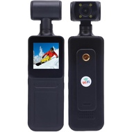 Denash WiFi Action Camera,4K Video Camera Camcorder,180° Rotating Lens Handheld Sports Camera with 1