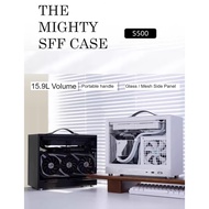S500 SFF CASE SHINY SNAKE AIO SUPPORT ITX DTX SUPPORT ATX PSU PC CASE WATERCOOLING SUPPORT