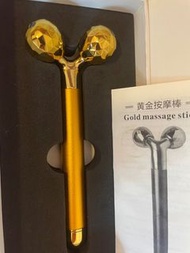 穴位按摩，去水腫、美顏不求人， 黃金按摩棒 Energy Beauty Bar (Gold Massage Stick)