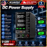 KUAIQU Regulated DC Variable Bench Power Supply Adjustable Lab Power Supply with OCP/OVP/Output/Enco