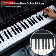 RL Removable Silicone Overlay Piano Keyboard Notes Guide 61 /88-Key Full Size Reusable E7U2