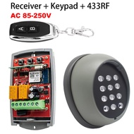 Tuya Auto Wifi Gate Control Opener Opening Door Garage 433.92 2CH External Receiver Wireless Keypad 