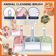 CATTO Small Animal Cleaning Brush Hamster Cage Mini Broom Dustpan Set Hedgehog Guinea Pig Bedding Cl