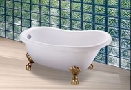 《龍王牌》獨立浴缸 A-157 薄型貴妃缸 150cm 免運費