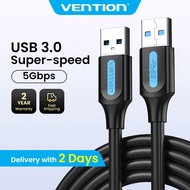 Vention USB 3.0 2.0 Cable Male to Male Extension Cable USB to USB 5Gbps 480Mbps for Laptop PC Hard D