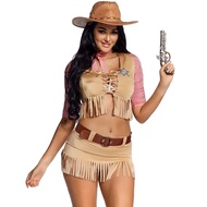Cowgirl Outfit - Halloween & Circus Costume for Masquerade Role Play