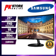 SAMSUNG 24" CURVED MONITOR CF390 WITH SUPER SLIM AND SLEEK DESIGN